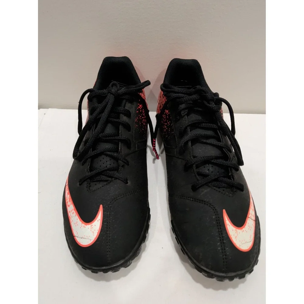 NIKE Bombax IC Men Black Red Indoor Soccer Shoes Sneakers 826485-018 Sz 10.5
